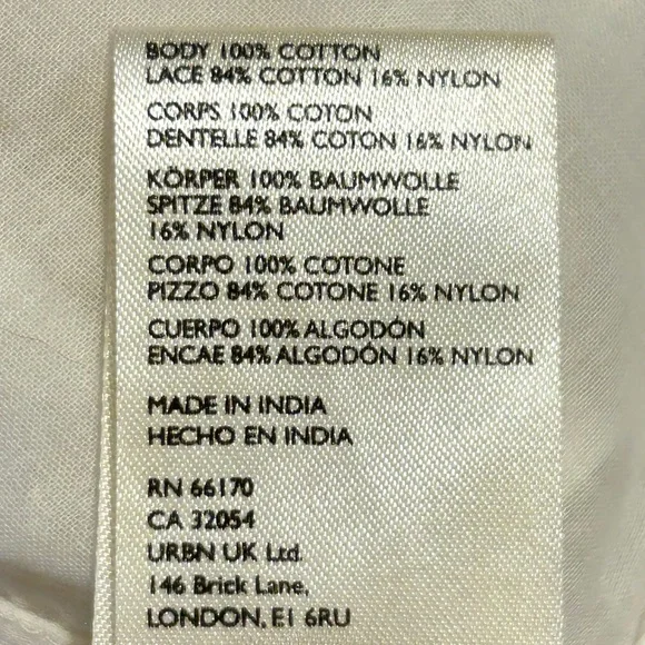 Free People Luna White Lace Sheer Blouse - Picture 8 of 12